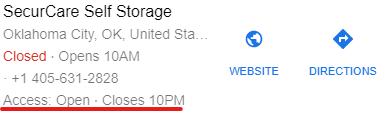 Google Maps Access example