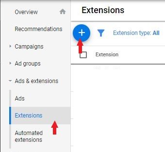 location extentions adwords